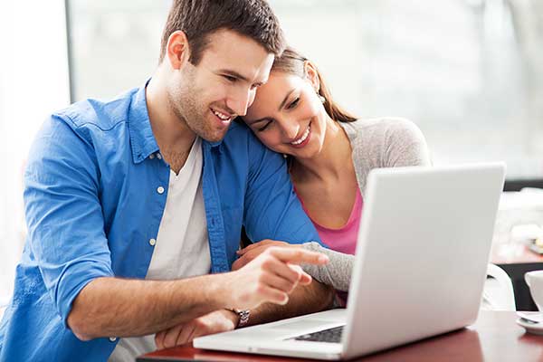 couple on laptop